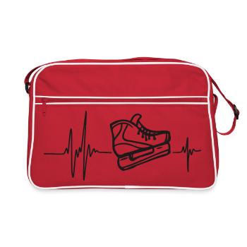 Patins Glace Patinage Artistique Hockey Cœur Rythm - Retro Bag - red/white - Front