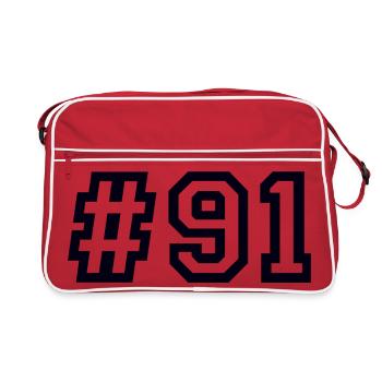 1991 Hashtag 91 - Sac Retro - rouge/blanc - Devant