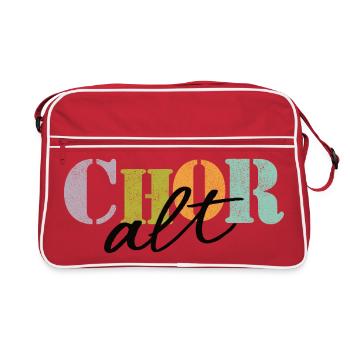 Choir Alto - Retro Bag - red/white - Front