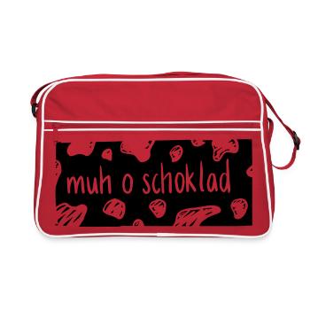 Muh o Schoklad - Sac Retro - rouge/blanc - Devant