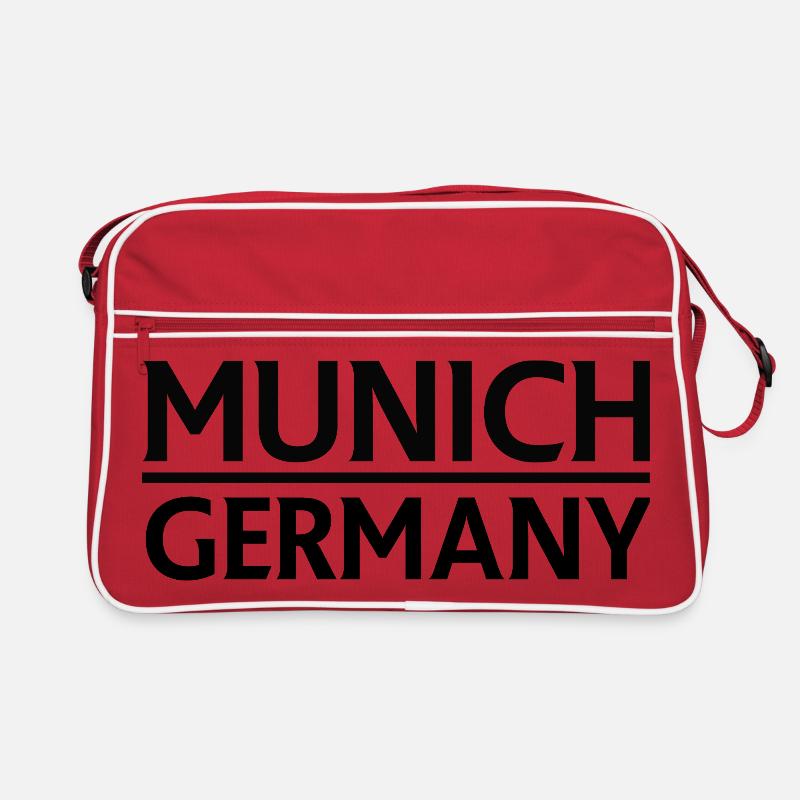 Munich – Germany Textdesign Retro Bag