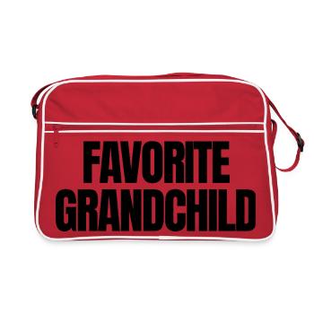 Petit-enfant préféré - Sac Retro - rouge/blanc - Devant