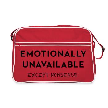 Exception Nonsense Typo - Retro Bag - red/white - Front