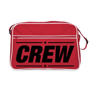 crew - Retro Bag - red/white - Front