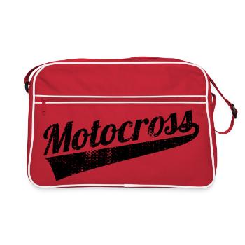 Motocross - Sac Retro - rouge/blanc - Devant
