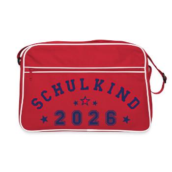 Schoolchild 2026 - cool & neutral - Retro Bag - red/white - Front