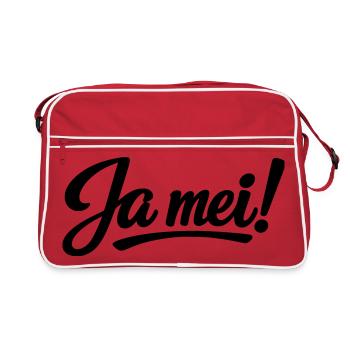 Ja Mei - Sac Retro - rouge/blanc - Devant
