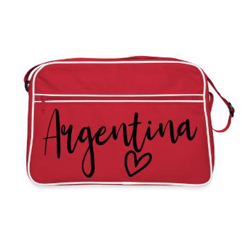 Argentina Heart Women Love Argentina - Sac Retro - rouge/blanc - Devant