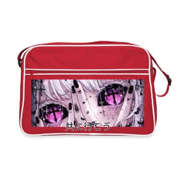 Viens, viens avec moi - Sac Retro - rouge/blanc - Devant