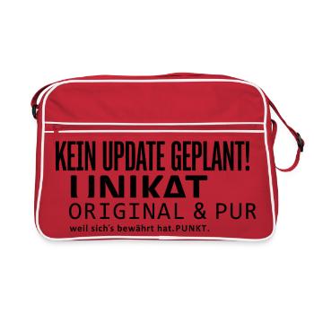 No update planned! - Retro Bag - red/white - Front