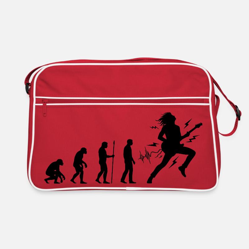 Evolution to guitarist rock musician Retro Bag