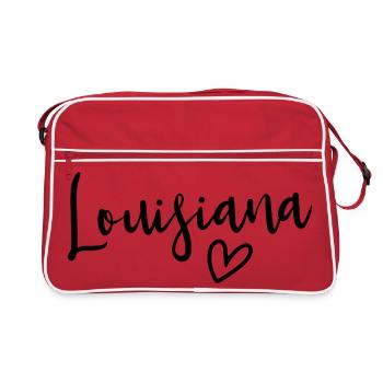 Louisiana Heart Women’s Love Louisiana - Sac Retro - rouge/blanc - Devant