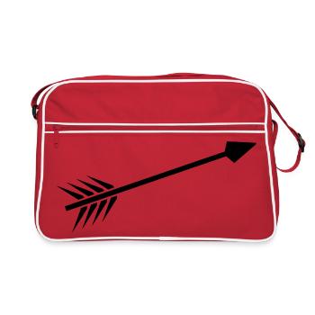 Arrow - Retro Bag - red/white - Front