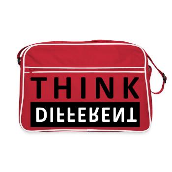Think Different - Retro Tasche - Rot/Weiß - Vorne
