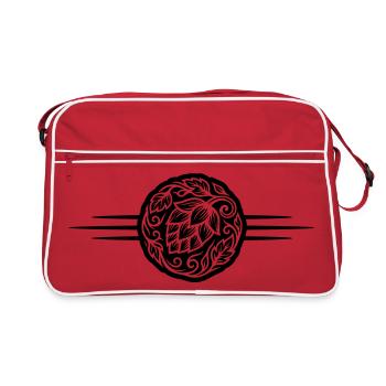 Hops Symbol - Retro Bag - red/white - Front