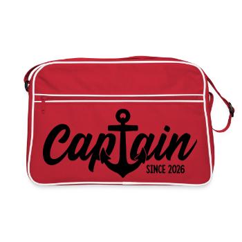 CAPTAIN 2026 CAPTAIN SINCE 2026 - Retro Bag - red/white - Front