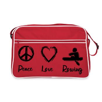 Amour du gouvernail - Sac Retro - rouge/blanc - Devant