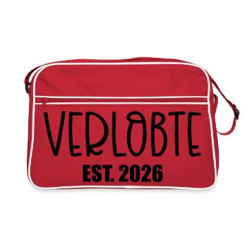 Engagement Fiancée 2026 - Retro Bag - red/white - Front