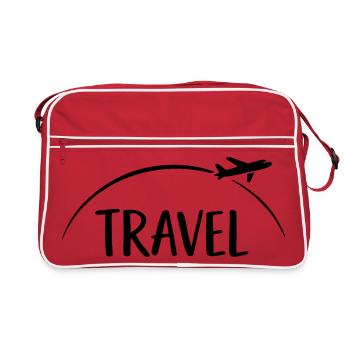 Voyager - Sac Retro - rouge/blanc - Devant