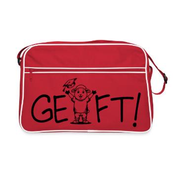 Done! Conclusion - Retro Bag - red/white - Front