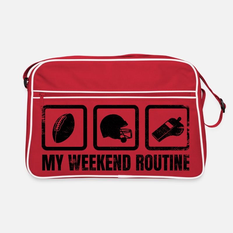 Routine du week-end de football Sac Retro