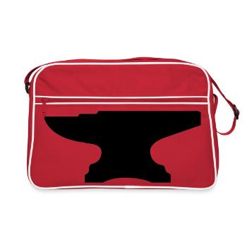 Anvil - Sac Retro - rouge/blanc - Devant
