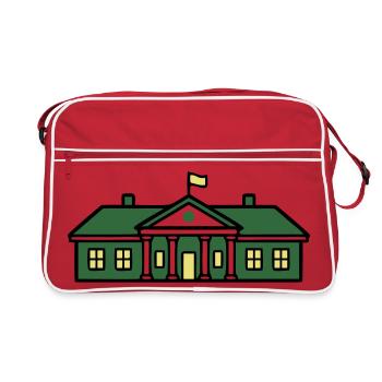 Tennis Country Club Clubhouse - Retro Bag - red/white - Front