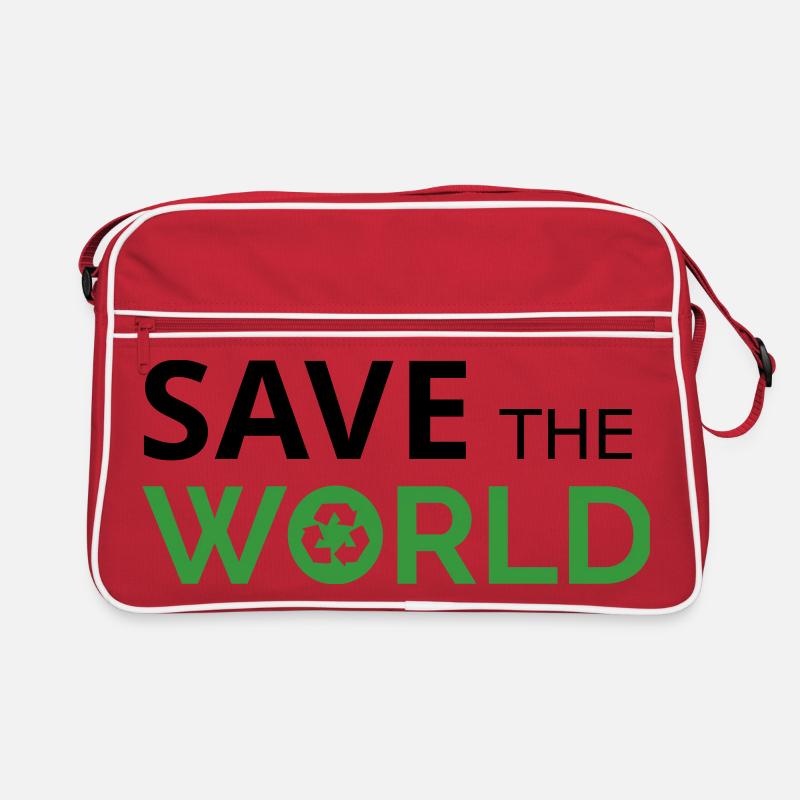 Sauvez le monde Sac Retro