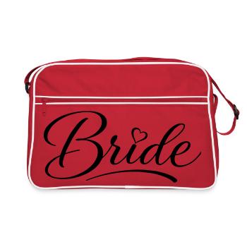 Bride - Retro Bag - red/white - Front
