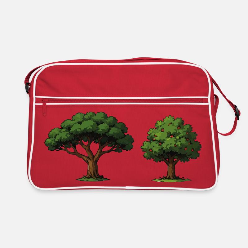 Tree duo apple tree in balance Retro Bag