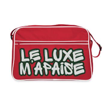 Le Luxe Graffiti Français - Sac Retro - rouge/blanc - Devant