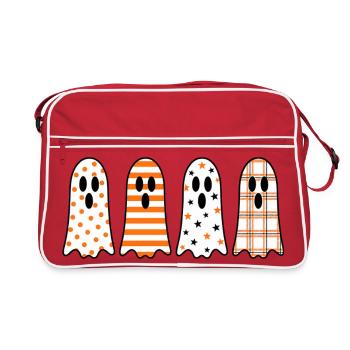 Halloween du Quatuor Fantôme - Sac Retro - rouge/blanc - Devant