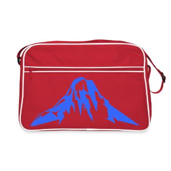 Montagnes Montagnes - Sac Retro - rouge/blanc - Devant