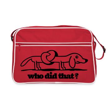doggy - Retro Bag - red/white - Front