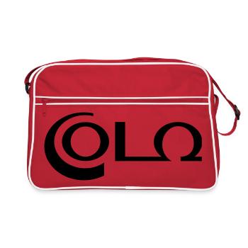 Cola - illustration vecteur - Sac Retro - rouge/blanc - Devant