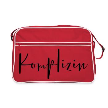 Épouse partenaire petite amie épouse - Sac Retro - rouge/blanc - Devant