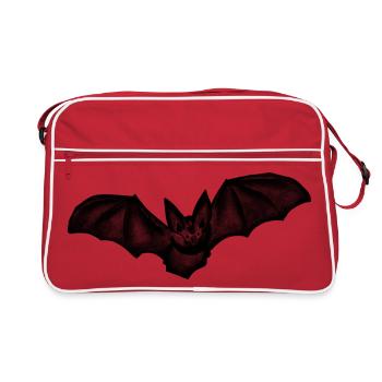 Chauve-souris - Sac Retro - rouge/blanc - Devant