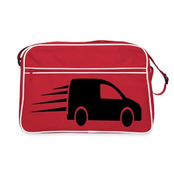 Order a car bestelingen - Retro Bag - red/white - Front