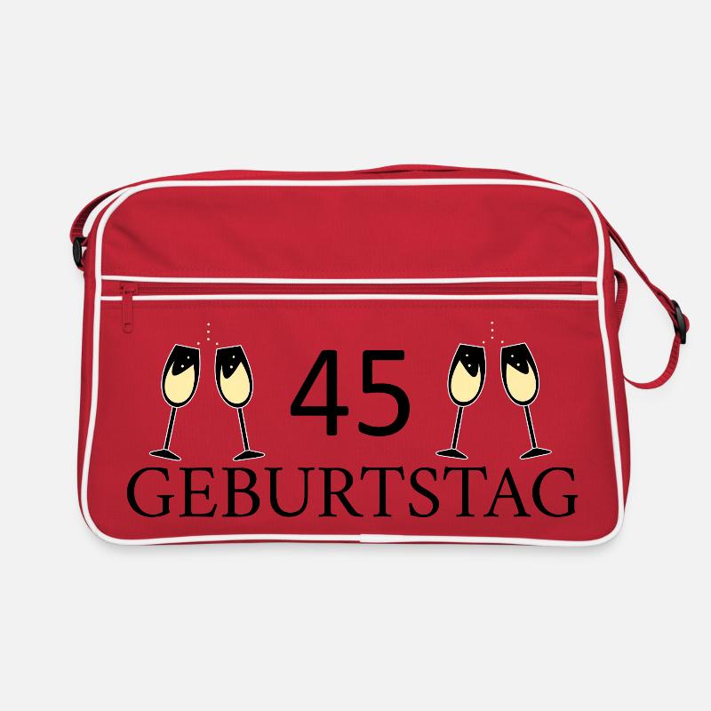 45th birthday 45 years Retro Bag