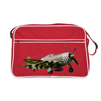 Thunderbolt P-47 - Sac Retro - rouge/blanc - Devant