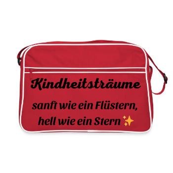 Rêves d’enfant1 - Sac Retro - rouge/blanc - Devant
