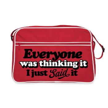 Applying Creative Thinking Design - Retro Bag - red/white - Front