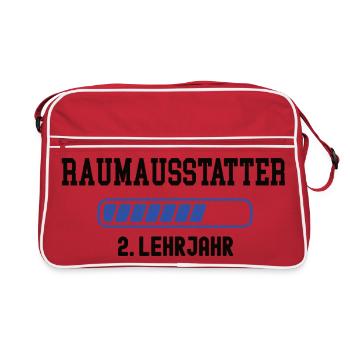 Apprenticeship as an interior decorator 2nd year apprenticeship Trainee - Retro Bag - red/white - Front