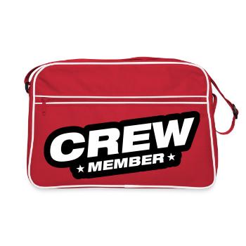 Crew Member - Retro Bag - red/white - Front