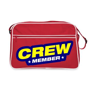 Crew Member - Retro Bag - red/white - Front