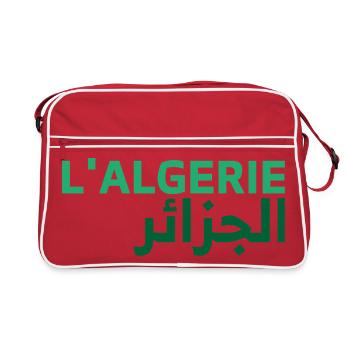 L'Algérie Djazayer Dzayer  Al Jazayer El Djazaïr - Sac Retro - rouge/blanc - Devant