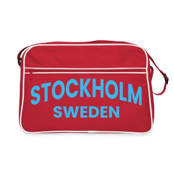 Stockholm, capitale de la région nordique - Sac Retro - rouge/blanc - Devant