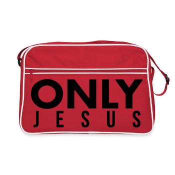 Seulement Jésus - Sac Retro - rouge/blanc - Devant