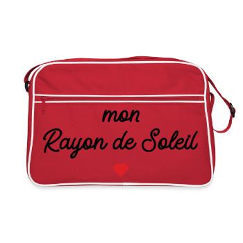 Mon Rayon de Soleil - Sac Retro - rouge/blanc - Devant