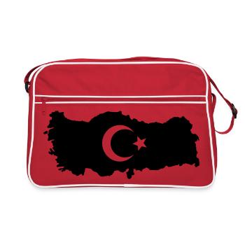 Aperçu de la Turquie - Sac Retro - rouge/blanc - Devant
